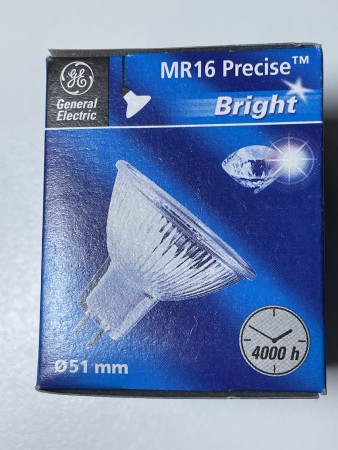10stk General Electric MR16 precise Bright 12V 50W