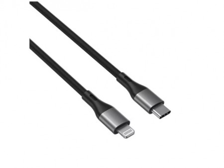 iiglo USB C til Lightning 3m (grå)