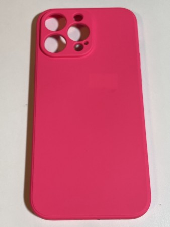 iPhone 14pro max silikondeksel (rosa)