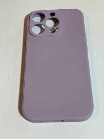 iPhone 14pro silikondeksel (lilla)