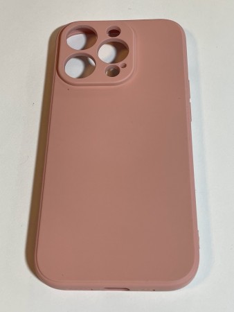 iPhone 14pro silikondeksel (Lys Brun)