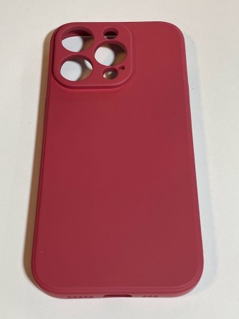 iPhone 14pro silikondeksel (rød)