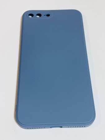 iPhone 7Plus, 8Plus Silikondeksel (Gråblå)