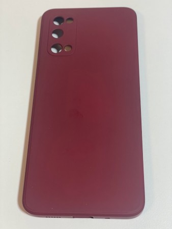 Samsung Note 20 silikondeksel (mørk rød)