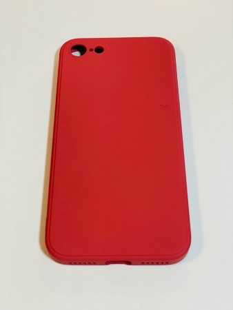 iPhone 7,8,SE Silikondeksel (Rød)