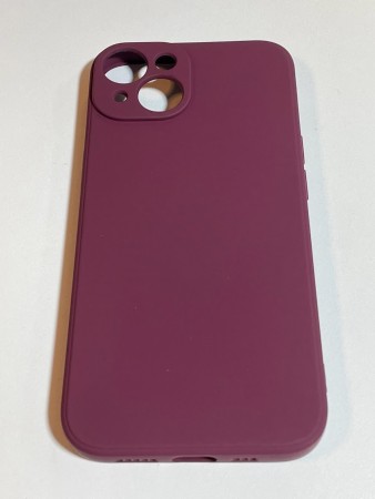 iPhone 13 Silikondeksel (Mørk Rød)