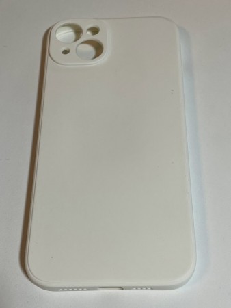 iPhone 14plus Silikondeksel (Hvit)