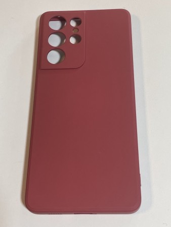 Samsung Galaxy S21 Ultra silikondeksel (rød)