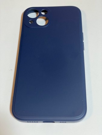 iPhone 14 Silikondeksel (Mørk Blå)