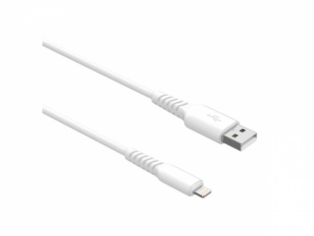USB A til lightning kabel 3m hvit