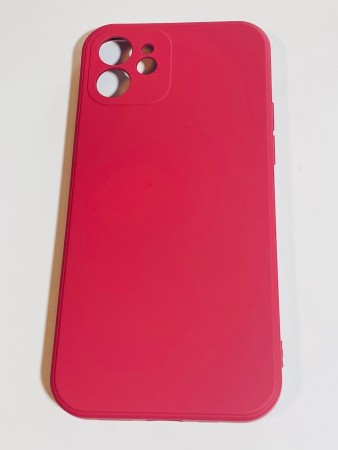 iPhone 12 Silikondeksel (Rød)