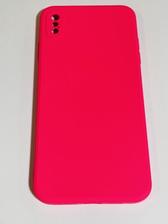 iPhone Xs Max Silikondeksel (Rosa)